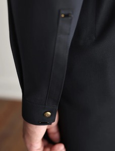 Traje Shalwar Kameez Negro de Verano 2026, Diseño Moderno, Hecho en Fábrica, para Hombre, Informal, de Algodón, Mangas Largas, para Oraciones del Eid y Ramadán - Product Image 4