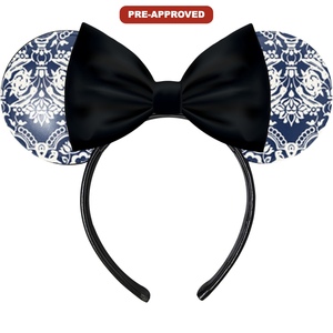 Custom Factory Order Rustic Design Headband Made-to-Order Concept <b>Mouse</b> Ears Hair Accessory - Product Image 1