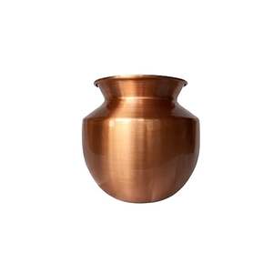 Stainless Steel High Copper Shinny Pooja Lota Or Health Beneficial Drinkware Uses Pure Copper Lota Ayurvedic Certified Lota - Product Image 5