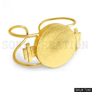 <b>Gold</b> plated Handmade Statement Designer Cuff <b>Bangle</b> India handicraft brass Cuff <b>Bangle</b> <b>Gold</b> Plated <b>Bangles</b> for handmade - Product Image 3