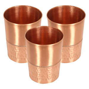 High Quality Pure <b>Copper</b> Tumbler Cup Traveler's <b>Copper</b> <b>Glass</b> for Serving Water Drinking Yoga <b>Glass</b> Wholesale. - Product Image 5