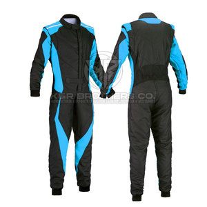Traje de carreras Go Kart con logotipo personalizado con rodillas reforzadas y ajuste ergonómico para corredores profesionales - Product Image 3