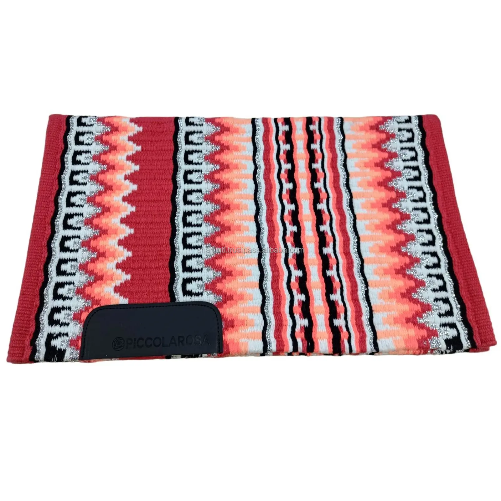 Custom Outdoor Equestrian Horse Western Newzealand Wool Show Saddle Blanket Fine Quality Size 34x42 & Weight 3.3 to 3.5 KG Each