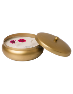 Premium Quality Metal Bowl Candle With Lid in Low Price - Product Image 6
