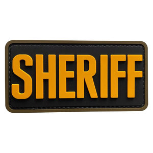 Parches con logotipo de goma 3D en relieve personalizado, apliques de emblema táctico de PVC suave, parches de sombrero de PVC con flores cosidas, técnica bordada - Product Image 1