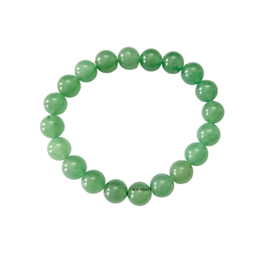 Handmade 8mm <b>Beaded</b> Stretch <b>Bracelet</b> Natural Green Aventurine Crystal Unisex Reiki Healing Gemstone <b>For</b> <b>Women</b> Men - Product Image 3