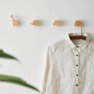 Gancho de madera de animal caprichoso: tanto un artículo práctico como una decoración de pared única que hace que tu espacio vital sea ordenado y estético - Product Image 5