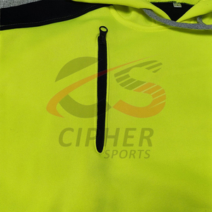 Ropa DE TRABAJO personalizada Hi Vis Reflective Safety Sudadera con capucha de invierno para hombres High Visibility Quilted Safety Hoodie Basics Cotton Blended - Product Image 6