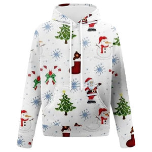 Survêtement de Noël sur mesure OEM ODM, ensemble deux pièces en polaire doux, streetwear pour fête d'hiver - Product Image 2