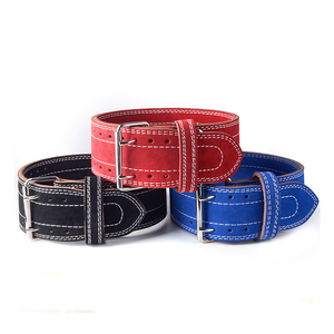 Cinturón de Entrenamiento de Gimnasio de 4 Pulgadas de Alta Calidad Personalizado de WOK Industries para Hombre, de Cuero Vacuno con Hebilla de Acero y PU para Levantamiento de Pesas - Product Image 1