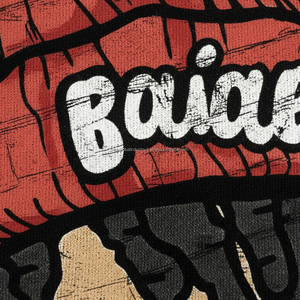 ชุดเสื้อยืดและกางเกงจ็อกเกอร์สตรีทแวร์ผู้ชาย ผ้าฝ้ายคุณภาพสูง เป็นมิตรกับสิ่งแวดล้อม กางเกงพิมพ์ลายการ์ตูนตามสั่ง 220/240 GSM สำหรับฤดูร้อน - Product Image 5