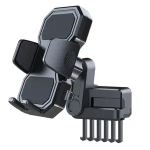 YH3102 Car Phone Holder For Model 3 Model Y Car Mobile Phone Support Magnetic 6-Claw Auto Phone Holder