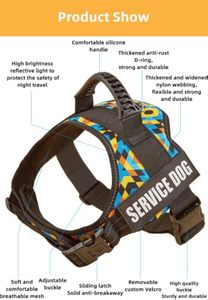 Colete Oxford reflexivo com fácil controle Handle e No-Choke Explosão Proof Chest Dog <span class=keywords><strong>Safety</strong></span> <span class=keywords><strong>Harness</strong></span> - Product Image 4