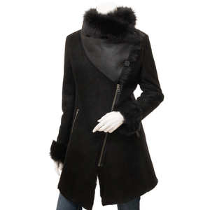 Veste en cuir pour femme automne-hiver, col montant, fermeture éclair, coupe-vent, imperméable, écologique, respirante, prix abordable pour adultes - Product Image 1