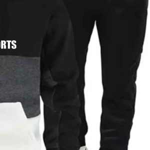 Ensemble de survêtement pour homme en deux pièces, automne-hiver, imprimé, jogging, sport, avec veste à capuche, pantalon de sport, vêtements pour homme - Product Image 6