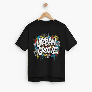 T-shirt pour garçons style punk, coton biologique, col rond, manches courtes, motif animal, 100% jersey, approvisionnement ODM - Product Image 3