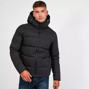 Veste matelassée en nylon et polyester de haute qualité pour homme avec capuche, vêtements d'hiver, fermeture éclair, imperméable et respirante - Product Image 2