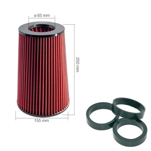 ตัวกรองทรงกรวยสองชั้นผ้าฝ้ายสีแดง - Product Image 1