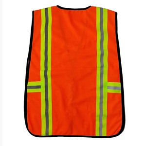 Customized High-Visibility ANSI Class 1 Safety Vest with LED Flash Waterproof <b>Reflective</b> Strips Mesh Pockets Customized Logo - Product Image 6