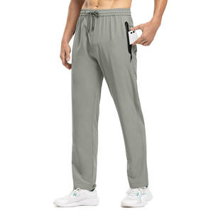 Pantalons pour hommes respirants, décontractés, ajustés, de haute qualité, pour l'été, avec logo personnalisé, pour l'entraînement physique, pantalons pour hommes - Product Image 1