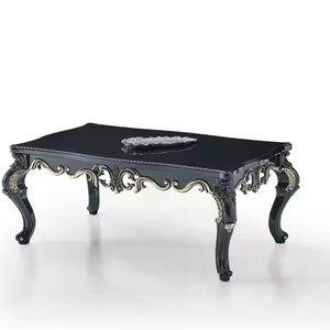 Mesa de centro convertible de madera maciza minimalista de lujo, muebles modernos para el hogar, oficina, Bar, Hotel, apartamento y sótano - Product Image 1