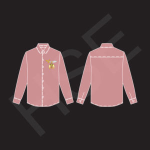 Chemise en coton multicolores pour hommes et femmes avec broderie sur la poitrine - Product Image 1