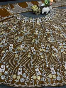 Lehenga Choli de Diseñador Fabzone, Estampado en Serigrafía de Seda, Proveedor y Exportador en Existencia, Mayorista, Hecho en India - Product Image 2