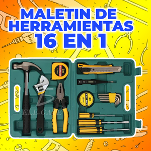 Set di Attrezzi Multifunzionali per Casa, Kit Completo di Riparazione Fai-da-Te, Utensili Manuali, Cacciaviti, Valigetta Rigida con Sistema di Misurazione Metrico - Product Image 6