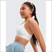 Soutien-gorge de sport unisexe de haute qualité en Spandex/Nylon, écologique, antibactérien, grande taille, avec bretelles réglables, pour la course et le cheerleading