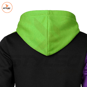 Sweats à capuche pour hommes personnalisés à prix d'usine, vêtements décontractés d'hiver en polaire avec différents motifs d'impression, prix de gros - Product Image 4