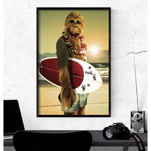 Affiche Star Wars Chewbacca Surfin' pour décoration murale - Product Image 3