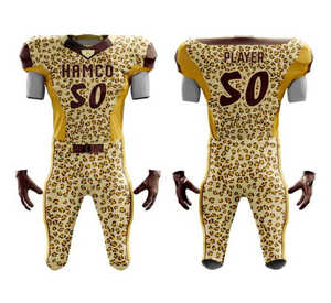 Venta caliente precio barato uniforme de fútbol americano diseño personalizado uniforme de fútbol americano - Product Image 2