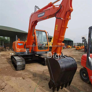 Mini-excavatrice d'occasion Doosan DX80 d'origine japonaise, 8T, moteur Isuzu, pompe, prix bas, modèle 2018-2022, testée et inspectée - Product Image 2