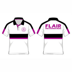 Gran oferta de algodón 100% para hombre, camiseta Polo personalizada de buena calidad, Color sólido, estilo informal, patrón, 180g, tela, peso frontal - Product Image 3