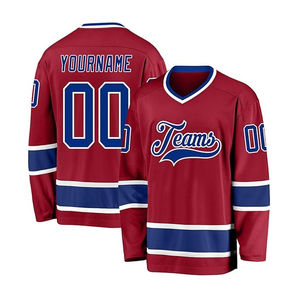 Nouveaux maillots de hockey sur mesure de haute qualité pour hommes, sublimation, vente en gros, vêtements de hockey sur glace respirants, à séchage rapide - Product Image 2
