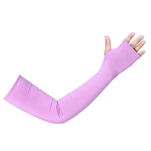 Manchon de bras en spandex/coton léger de haute qualité, respirant et à séchage rapide, logo personnalisé, couleur facile à porter, sports de plein air, vente en gros - Product Image 3