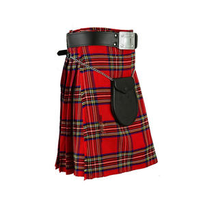 Kilt Wallace pour hommes Logo personnalisé 8 Yard Royal Stewart Tartan Best Highland Wear Enfants Adultes Instruments de musique Accessoires - Product Image 1