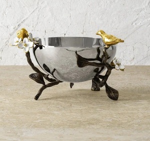 Vendeur chaud décoration de la maison en laiton décoratif salade et fruits bol écrou bols grands bols pour comptoirs et dessus de table pièce maîtresse - Product Image 4