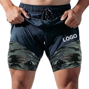 Nouveau Gym hommes Polyester Shorts formation concepteur respirant hommes toutes tailles course entraînement Gym sport Shorts - Product Image 6