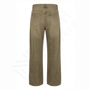 กางเกงยีนส์ทรงตรงสไตล์วินเทจขาดๆ สำหรับผู้ชาย ปี 2025  ขายส่งจำนวนมาก  แฟชั่นสตรีทแวร์ฤดูหนาว - Product Image 2