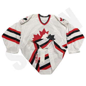 Jersey de Hockey sobre Hielo Profesional Sublimado Personalizado de Primera Calidad Hecho en Fábrica Sibrin, 100% Poliéster, Nombre del Equipo, Números y Logotipo Personalizados - Product Image 2