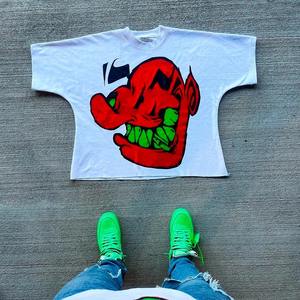 เสื้อเชิ๊ตผู้ชายฟอกสีแบบวินเทจเสื้อยืดสั่งทำ - Product Image 6