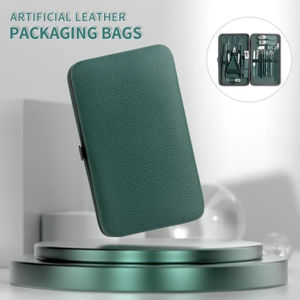 Kit d'outils de manucure et pédicure professionnel 4 en 1 en métal, prix d'usine, logo personnalisé, sac à ressort unique - Product Image 5