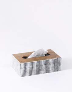 Prisma Designs - Dispensador de Pañuelos Multifuncional Cuadrado, Hecho a Mano con Otros Materiales, Estilo Natural, Minimalista y Moderno - Product Image 3