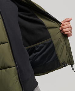 แจ็กเก็ตผู้ชายแบบมีซิปน้ำหนักเบาเสื้อแจ็คเก็ตแบบฟองของผู้ชายสำหรับฤดูหนาวทำตามสั่งสไตล์2025 - Product Image 5