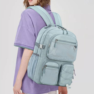 Sac à dos au design simple, tissu durable, finition lisse, pour l'école, le travail et les activités de plein air - Product Image 2