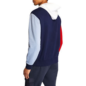 Pull à capuche décontracté pour hommes 100% coton polaire teint uni Logo personnalisé Design Sweat à capuche d'hiver avec poche Séchage rapide thermique - Product Image 3