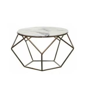 Tables en métal industriel Construction durable Mélange de matériaux modernes mobiles pour meubles de maison Meubles de maison martelés mobiles - Product Image 5