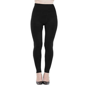 <b>Women</b> High Waist Thick Thermal Leggings With Pocket Polyester Warm Winter Fleece Lined Yoga Leggings - Product Image 5