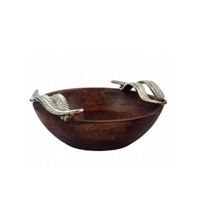 Luxury <b>Wooden</b> <b>Salad</b> <b>Bowl</b> Premium Quality Handmade Designer Soup <b>Bowl</b> Classic Stylish Wholesale <b>Wooden</b> Serving <b>Bowl</b> - Product Image 1